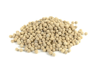White pepper. Isolated on a white background