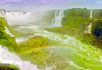 Rainbow at the Waterfall Diablo Throat