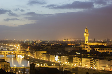 Fototapeta na wymiar Skyline of Florence, Italy