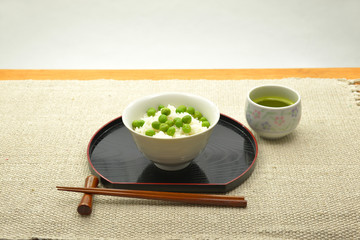 豆ごはん　/　初夏の代表的日本食