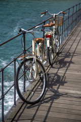 Bicycle by the sea