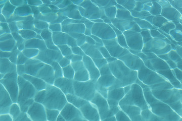 Fototapeta na wymiar Shining turquoise water ripple background