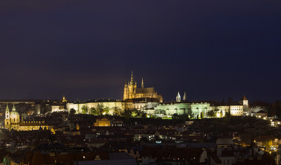 Fototapeta na wymiar Gorgeous view on an old town of Prague in Czech Republic