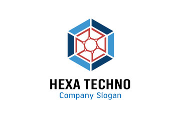 hexagon logo template