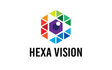 hexagon logo template