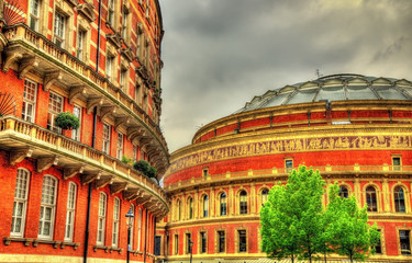 The Royal Albert Hall, an arts venue in London