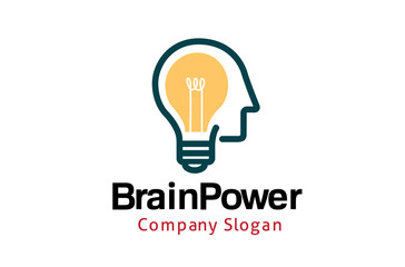 Smart Brain logo template