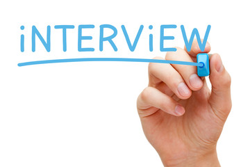 Interview Blue Marker