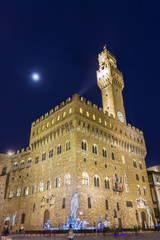 Fototapeta na wymiar Palazzo Vecchio in Florence in Italy