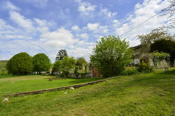 Campagne de Vetheuil (95510), département du Val-d'Oise en région Île-de-France, France
