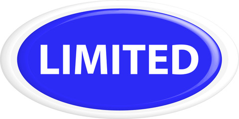 Fototapeta premium Button limited