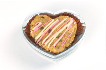 Cookie in heart shape