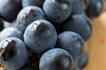 Blue grapes