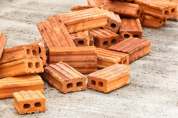 Brick for construction site