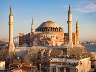 Papier Peint photo autocollant moyen-Orient Hagia Sophia, Istanbul