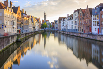 Canaux de Bruges, Belgique