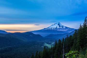 Beautiful Vista of Mount Hood in Oregon, USA