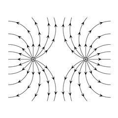 Electric field near two equal positive charges vector
- 86551881