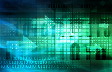 A Technology Industry Network As a Wallpaper