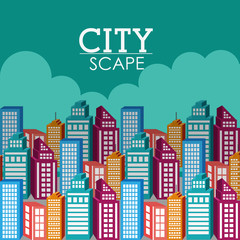 Naklejka premium Urban design.