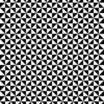 Black and White triangle pattern  