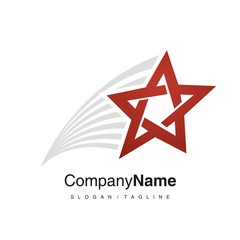 Star logo icon vector