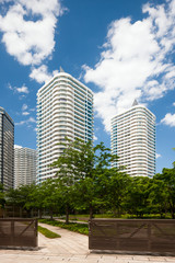 Fototapeta premium 高層マンション