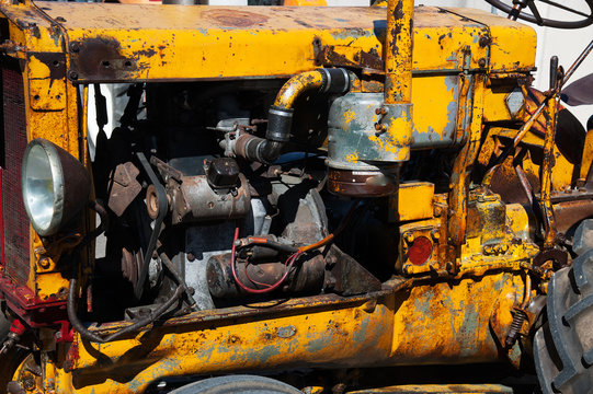 moteur de tracteur,