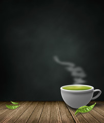 Obraz na płótnie Canvas Food and Beverage, tea and coffee menu illustration