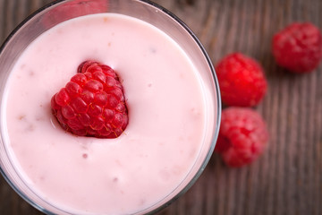 raspberry yogurt