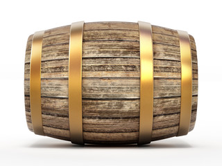 Wooden barrel with tap