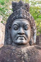 head daemon Angkor Wat, Cambodia.