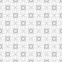 Vector Abstract Seamless Geometric Islamic Wallpaper. 