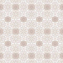 Background with seamless pattern in islamic style