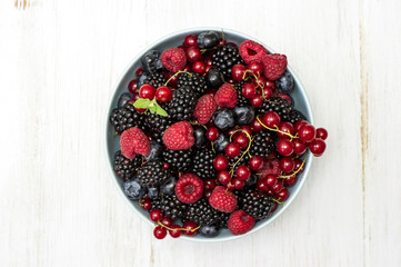 Freshly berry fruits