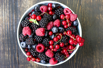 Freshly berry fruits