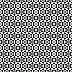 Seamless Pattern Flowers Black/White © Jan Engel