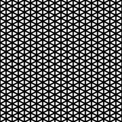 Retro Grid Seamless Pattern Black/White