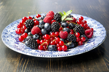 Freshly berry fruits