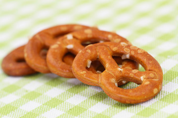 Pretzels, closeup
