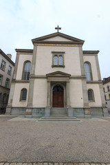 Fototapeta na wymiar Ancient church in St Gallen