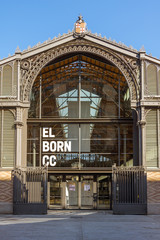 Fototapeta premium The Mercat del Born in the Barcelona district La Ribera is a former public market and one of the famous buildings, constructed with iron, in Barcelona. It marked the start of modernisme in Barcelona.