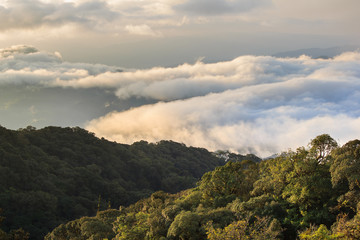Morning View of Inthanon Mountain, Chiang Mai, Thailand