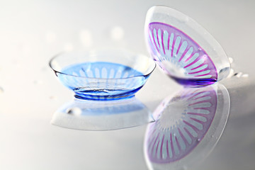 colored contact lenses vision