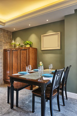 luxury dinning room interior