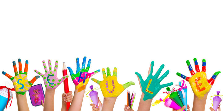 Schule Kinder H&auml;nde