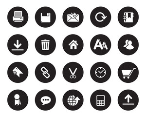Stock vector web and office icons in high resolution. Scaled at any size and used for SEO, web page, blog, mobile apps, documents, graphic & printing.