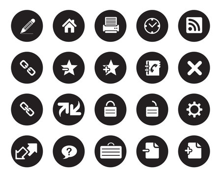 Stock vector web and office icons in high resolution. Scaled at any size and used for SEO, web page, blog, mobile apps, documents, graphic & printing.