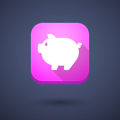 App button with a pig