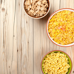 Mix cornflakes background